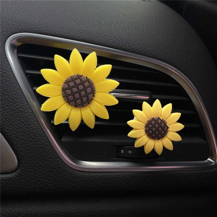 Sunflower Car Air Vent Aromatherapy Decorative Clip, Color: Large Sunflower