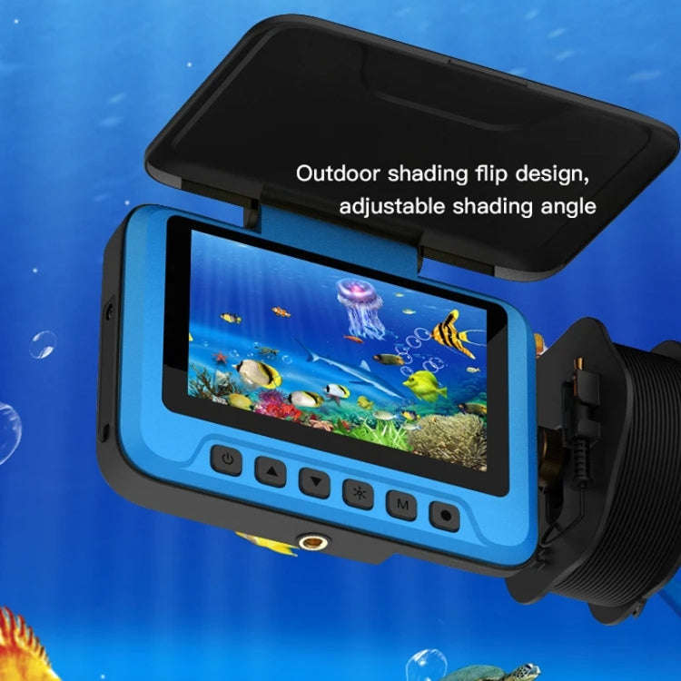FDV3000 Fish Finder Camera Underwater Monitoring Fishing Sonar Sensor 4.3 Inch Display LED Digita...