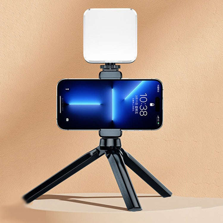 Portable Phone Desktop Live Fill Light Mini Pocket Light Shooting Camera Fill Lamp, Style: Standa...