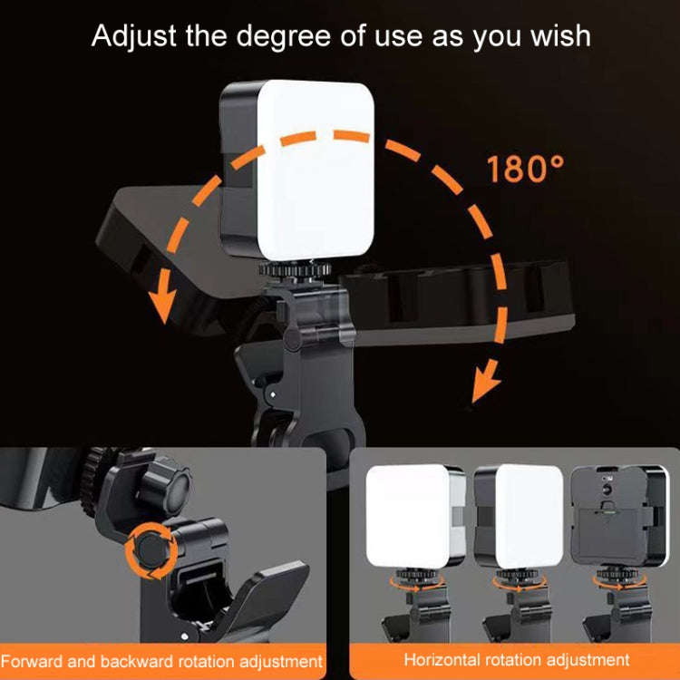Portable Phone Desktop Live Fill Light Mini Pocket Light Shooting Camera Fill Lamp, Style: Flagsh...
