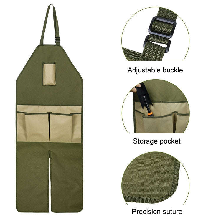 45x118cm Oxford Cloth Leg Guards Orchard Picking Work Anti-dirty Apron