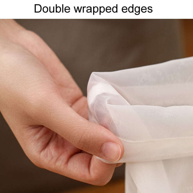 2pcs /Pack Household Soymilk Dregs Filter Bag Juice Filter Mesh Pouch, Specification: 80 Mesh