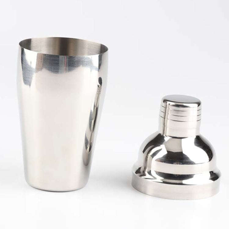 350ml 4 In 1 Stainless Steel Mixer Set With Bamboo Stand Shaker Tools