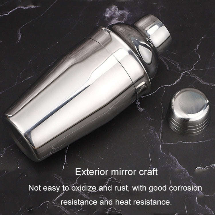 550ml 12 In 1 Stainless Steel Bartender Wooden Stand Set Cocktail Bartending Tools