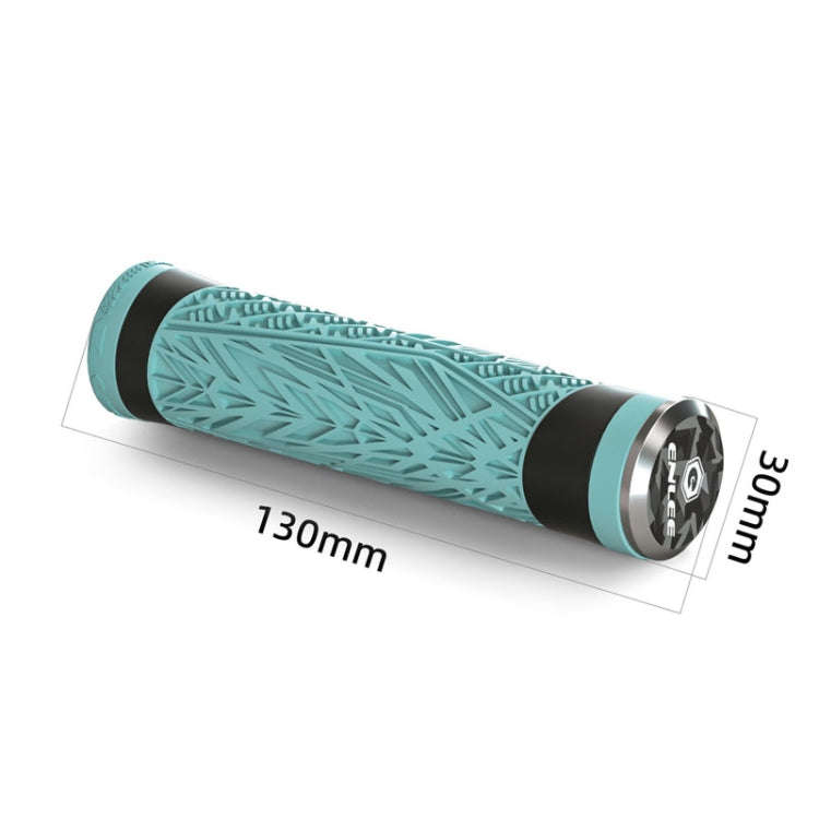 ENLEE E-235151 1pair Silicone Bicycle Covers Mountain Bike Cycling Grips With Handlebar Blocking(...