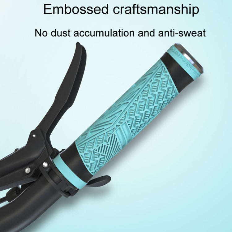 ENLEE E-235151 1pair Silicone Bicycle Covers Mountain Bike Cycling Grips With Handlebar Blocking(...