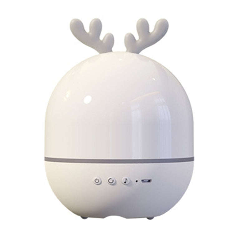 Rotatable Cartoon Atmosphere Projection Lamp Music Night Light, Spec: Music Box Remote Model(Deer)