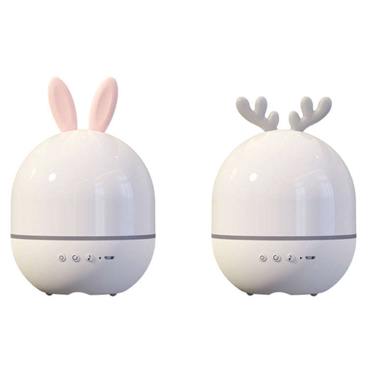 Rotatable Cartoon Atmosphere Projection Lamp Music Night Light, Spec: Plug-in Model(Rabbit)