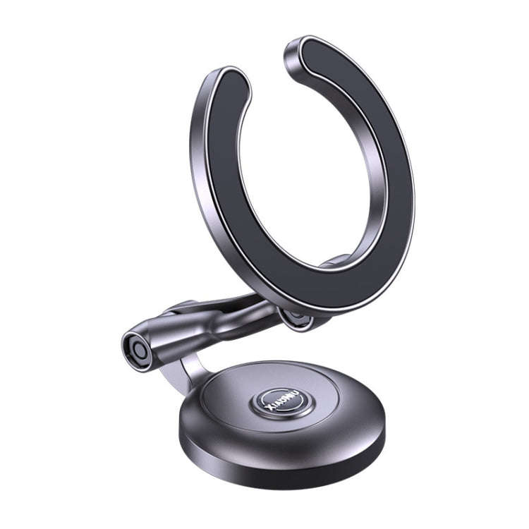 Metal Magsafe Magnetic Mobile Phone Folding Holder(Pearl Black)