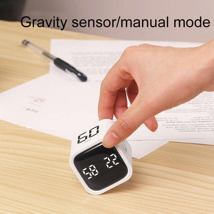 F4 Study Timer Kitchen Cooking Countdown Reminder Multifunctional Digital Alarm Clock(White)