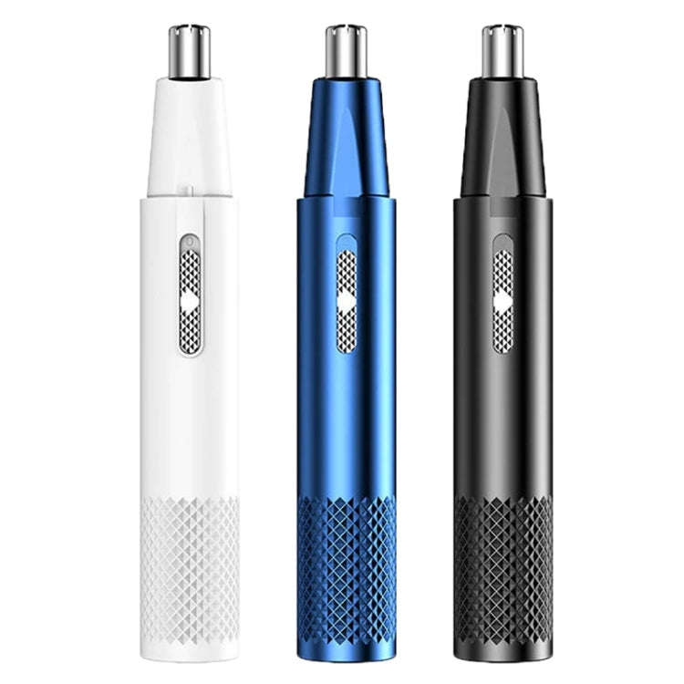 Electric Nose Hair Clipper Rechargeable Washable Portable Travel  Trimmer(Blue)