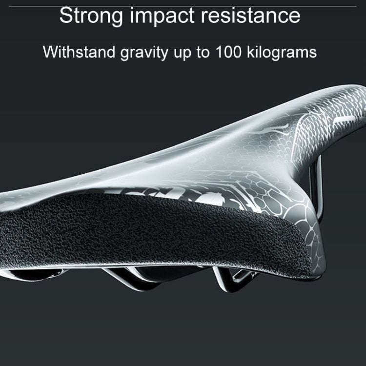 ENLEE ZD-B834 Bicycle Cushion Saddle Mountain Bike Shock Absorbing Seat, Style: Snake Head