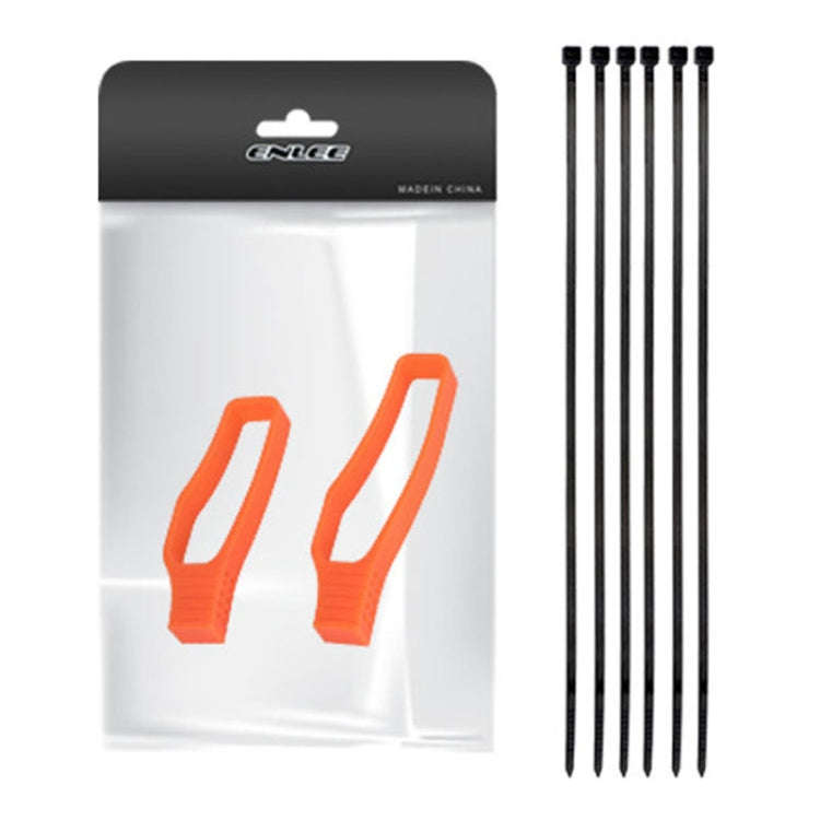 ENLEE E-6435469 1pair Bicycle Chain Guard Mountain Road Bike Chapter Protector(Orange)