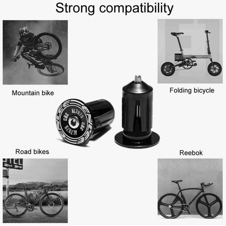 ENLEE BD40 1pair Mountain Bike Aluminum Expandable Handlebar Plugs Bicycle Grip Blocker Accessori...