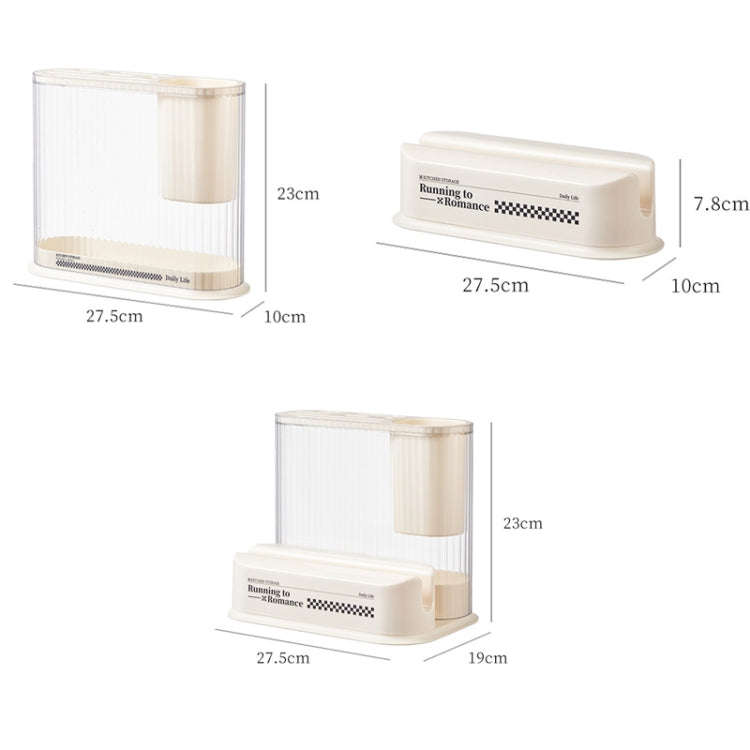 Cream Style Kitchen Storage Rack Knife Holder Chopping Board, Spec: Knife Rack