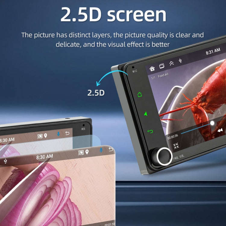 For Toyota Corolla Cars 7 Inch 2.5D Screen Android Navigation Bluetooth FM Radio(1+32G)