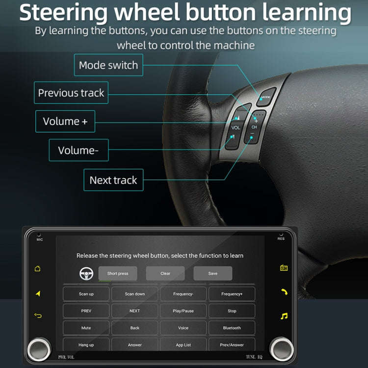 For Toyota Corolla Cars 7 Inch 2.5D Screen Android Navigation Bluetooth FM Radio(1+32G)