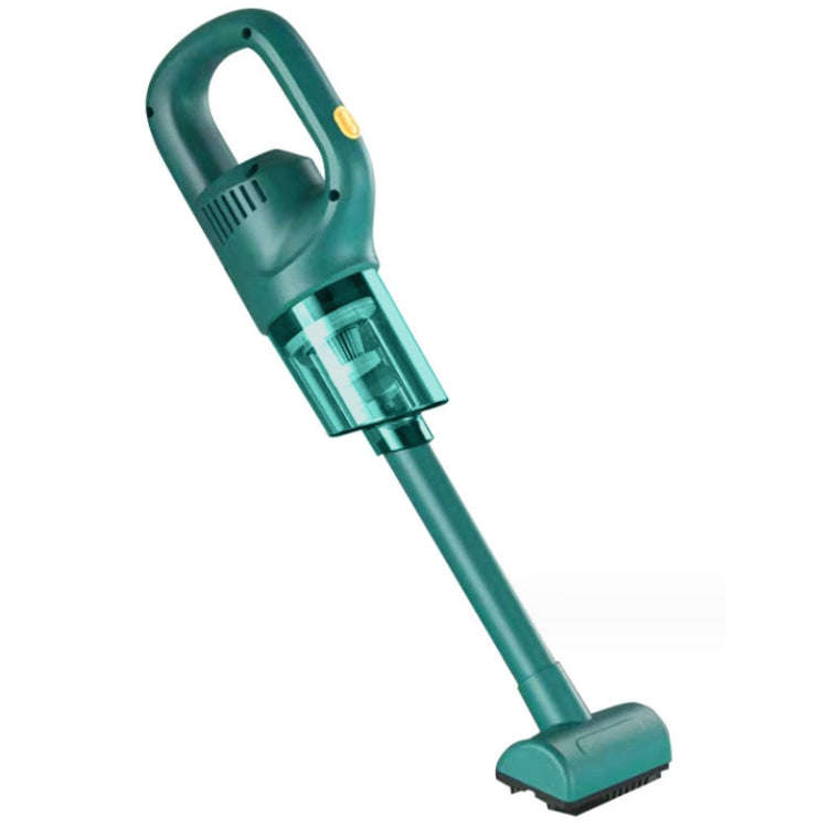 Powerful Portable Wireless Charging Car Vacuum Cleaner, Color: Green