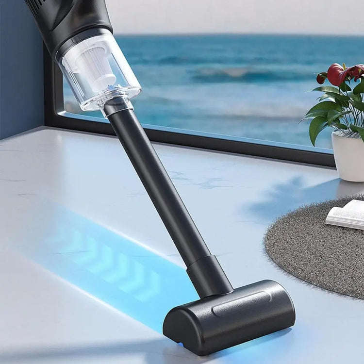 Powerful Portable Wireless Charging Car Vacuum Cleaner, Color: Green