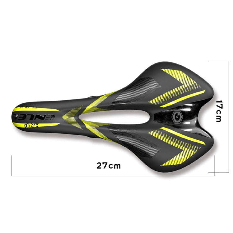 ENLEE E-ZD310 Bicycle Shockproof Cushion Outdoor Cycling Mountain Bike Saddle(Red)