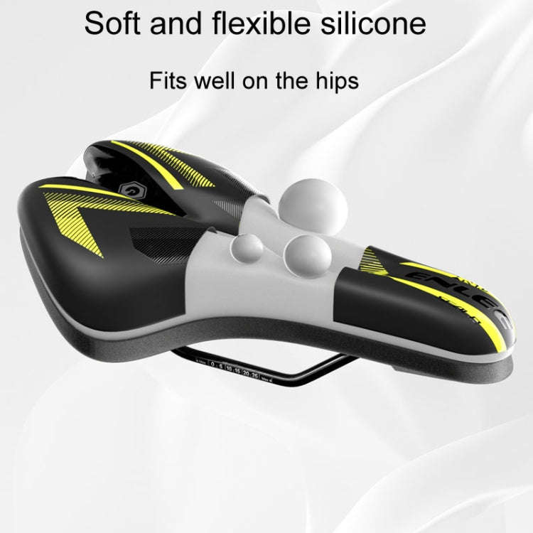 ENLEE E-ZD310 Bicycle Shockproof Cushion Outdoor Cycling Mountain Bike Saddle(Red)