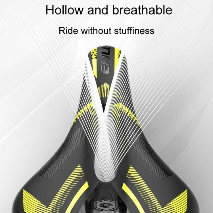 ENLEE E-ZD310 Bicycle Shockproof Cushion Outdoor Cycling Mountain Bike Saddle(Red)