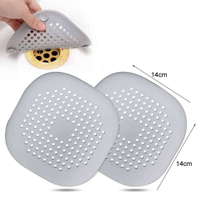 Floor Drain Pad With Suction Pad Kitchen Bathroom Anti Clogging Hair Strainer Sewer Floor Drain P...