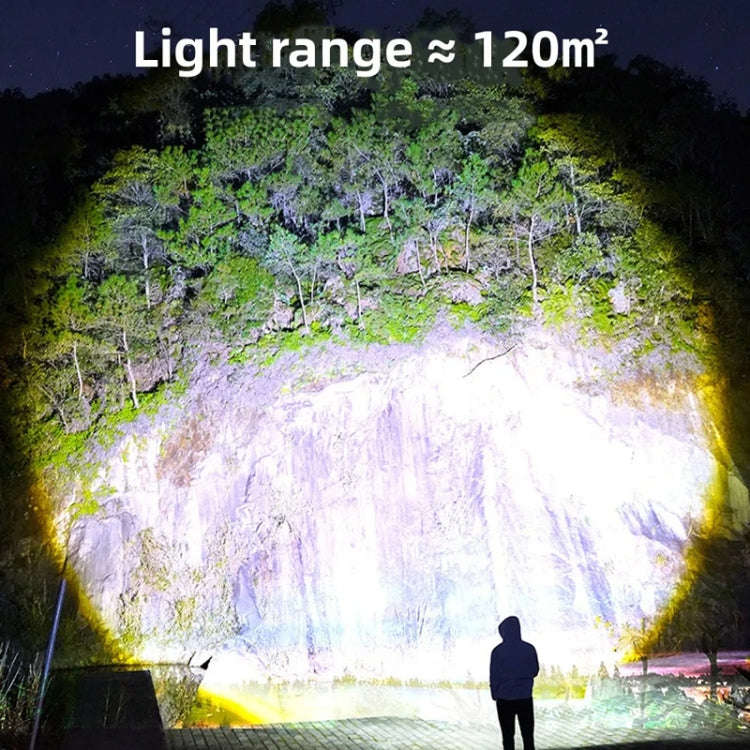 GT10 2000mAh Outdoor Lighting Flashlight Outdoor Waterproof Long Shot Small Flashlight