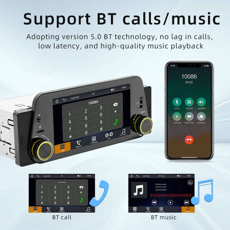 5-Inch Wireless MP5 Car Universal Bluetooth Hands-Free Radio(F152W)