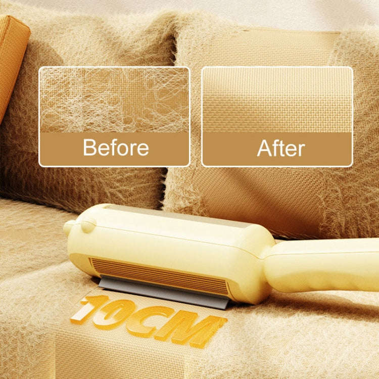 Pet Floating Hair Clothes Bed Sheets Brush Electrostatic Adsorption Hair Remover(Yellow)