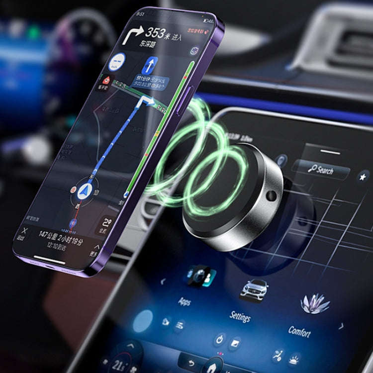 Magsafe Electric Suction Cup Magnetic Mobile Phone Car Navigation Holder(Black)