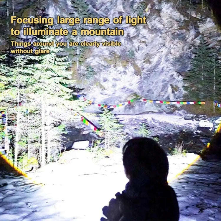 X10-P50 Outdoor LED Flashlight Multi-Functional Camping Lighting Flashlight Portable Rechargeable...