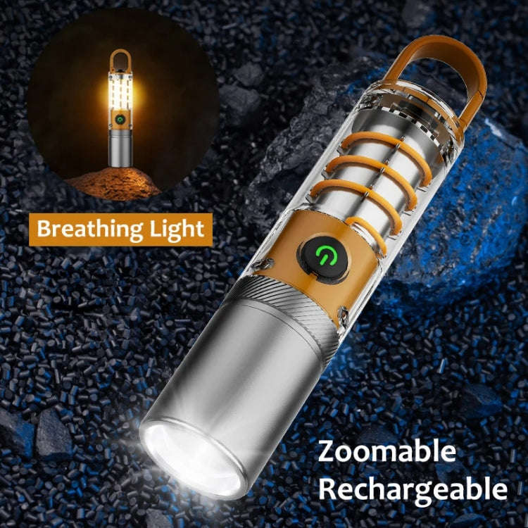 X10-P50 Outdoor LED Flashlight Multi-Functional Camping Lighting Flashlight Portable Rechargeable...