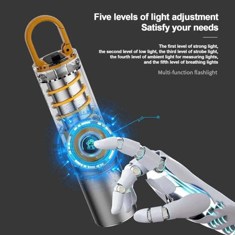 X10-P50 Outdoor LED Flashlight Multi-Functional Camping Lighting Flashlight Portable Rechargeable...