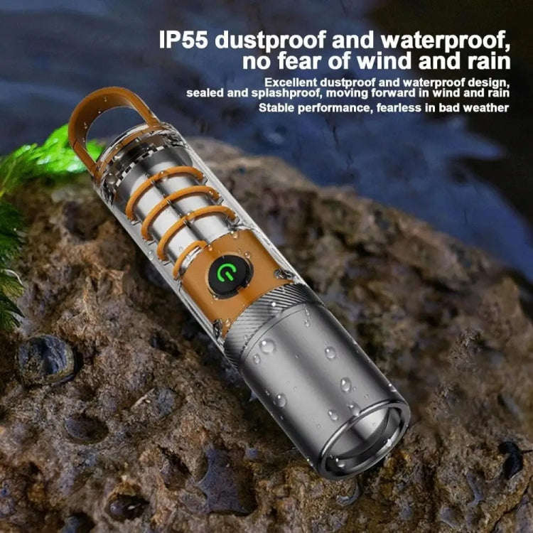 X10  White Laser Outdoor LED Flashlight Multi-Functional Camping Lighting Flashlight Portable Rec...