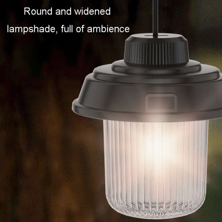 Outdoor LED Camping Light Canopy Hanging Lamp Portable Camping Tent Lights, Style: Charging Model...