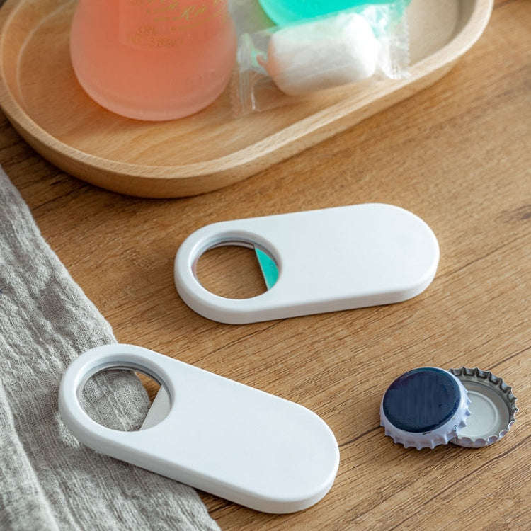 Drinks Soda Magnetic Bottle Opener Household Beverage Starter Beer Driver(White)