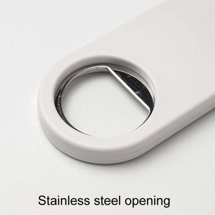 Drinks Soda Magnetic Bottle Opener Household Beverage Starter Beer Driver(White)