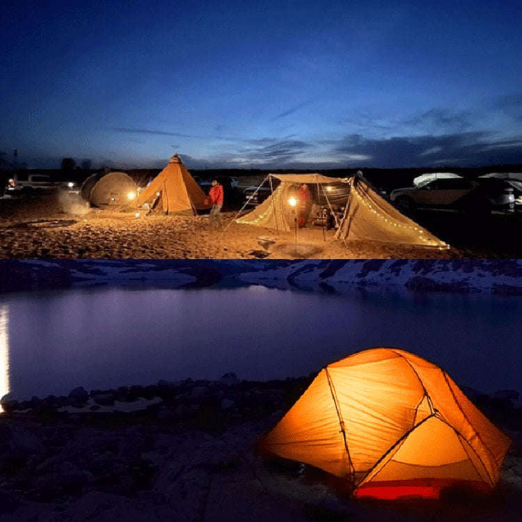 Outdoor Solar Energy Charging Camping Light Hanging Multi-Functional Tent Lamp Power Outage Emerg...