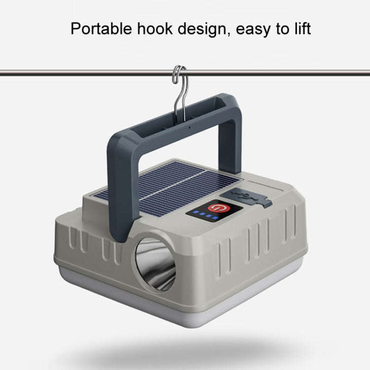 Outdoor Solar Energy Charging Camping Light Hanging Multi-Functional Tent Lamp Power Outage Emerg...