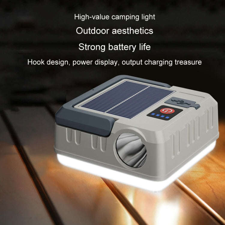 Outdoor Solar Energy Charging Camping Light Hanging Multi-Functional Tent Lamp Power Outage Emerg...