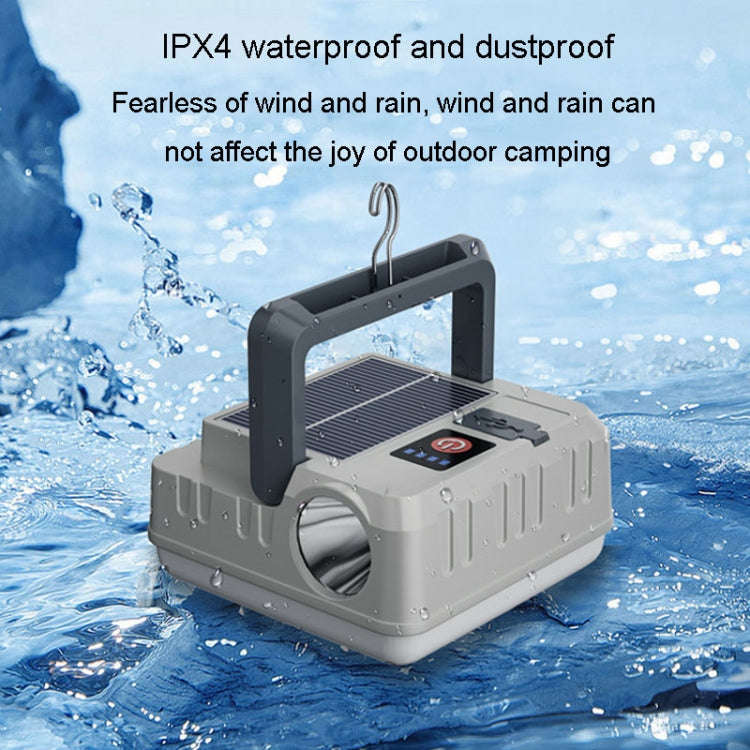 Outdoor Solar Energy Charging Camping Light Hanging Multi-Functional Tent Lamp Power Outage Emerg...