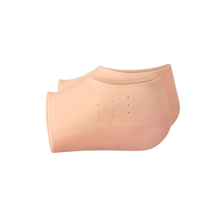 5cm 1pair Invisible Height Increasing Insole Silicone Sole Breathable Heel Pads(Skin Color)