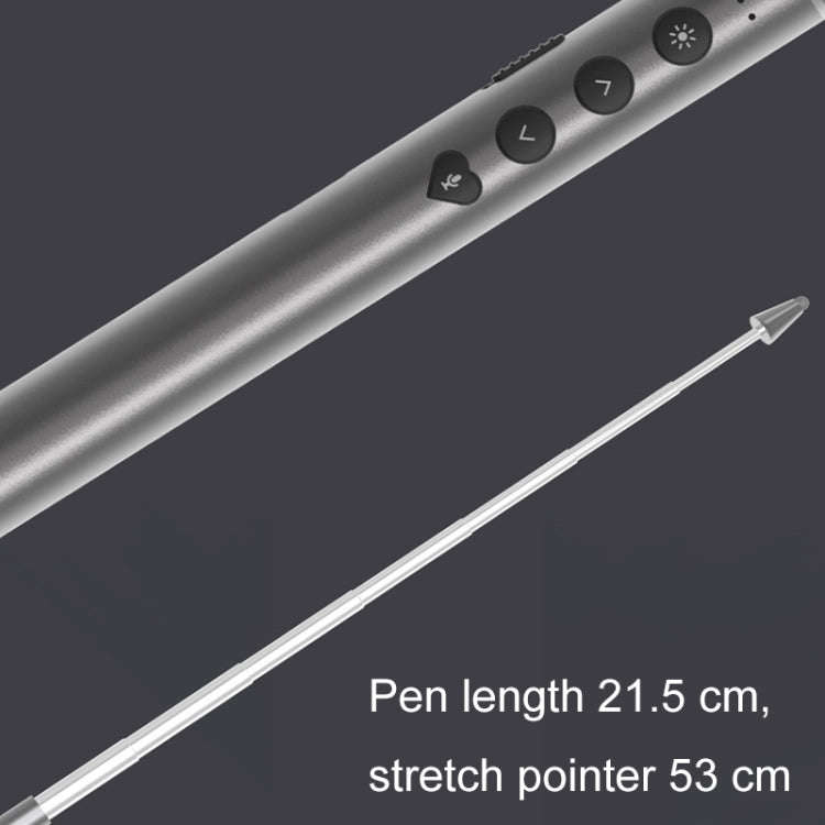 Conference Teaching Page Turning Pen Electronic Telescopic Pointer Laser Pointer PPT Wireless Pre...