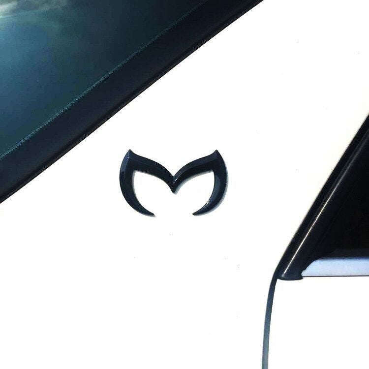 Bat Logo Car Scratch 3D Modified Rear Car Sticker(Black)