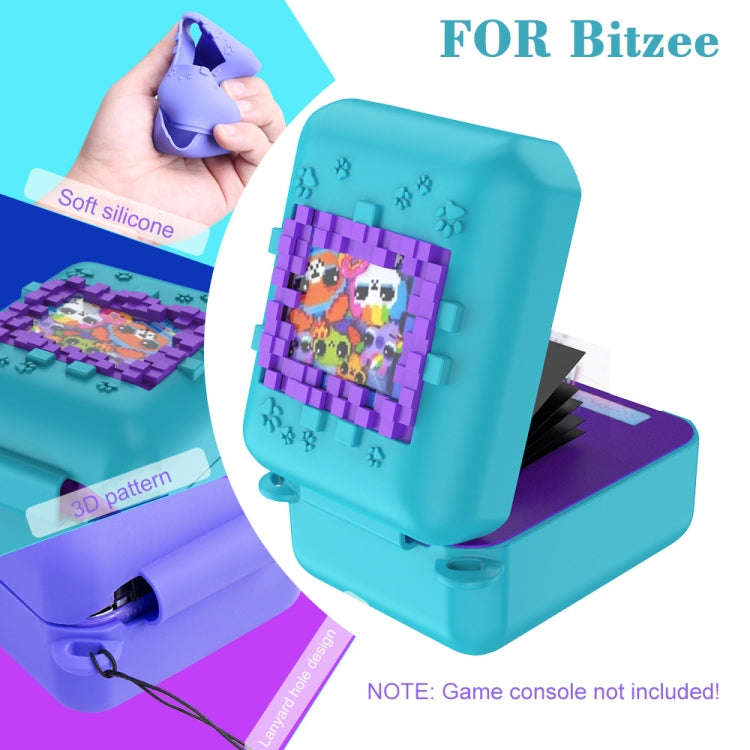 For Bitzee Pet Machine Silicone Anti-Shock And Anti-Fall Protective Cover All-Inclusive Case(Green)