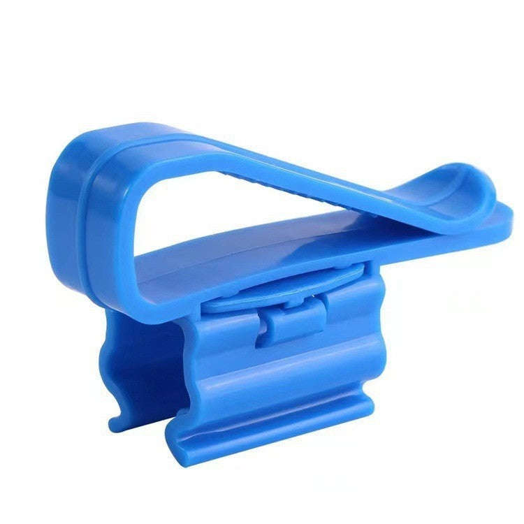 5pcs Multifunctional Fish Tank Aquarium Water Pipe Fixing Clip(Blue)