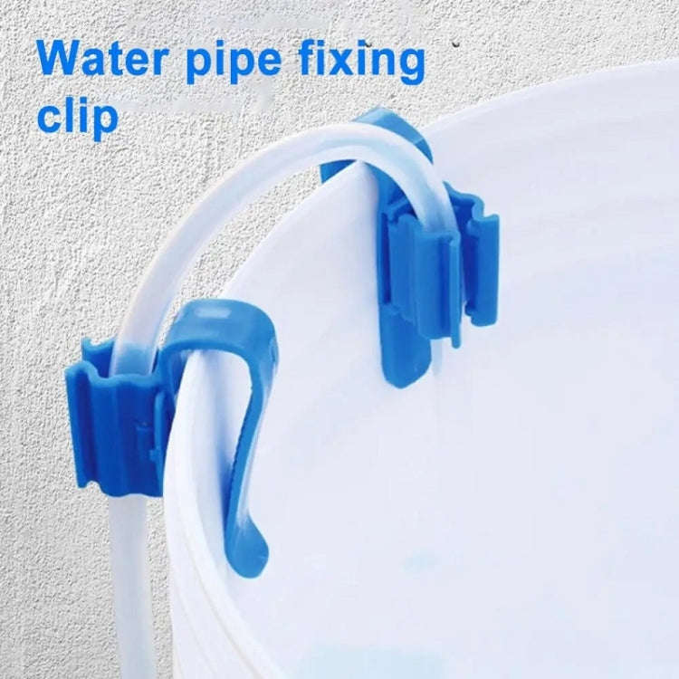 5pcs Multifunctional Fish Tank Aquarium Water Pipe Fixing Clip(Blue)