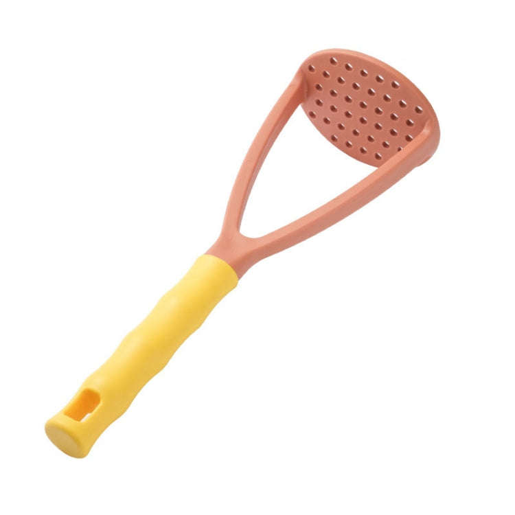 Household Potato Masher Baby Supplementary Food Tools Potato Presser(Coffee)