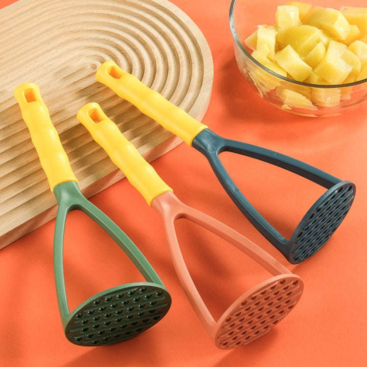 Household Potato Masher Baby Supplementary Food Tools Potato Presser(Coffee)